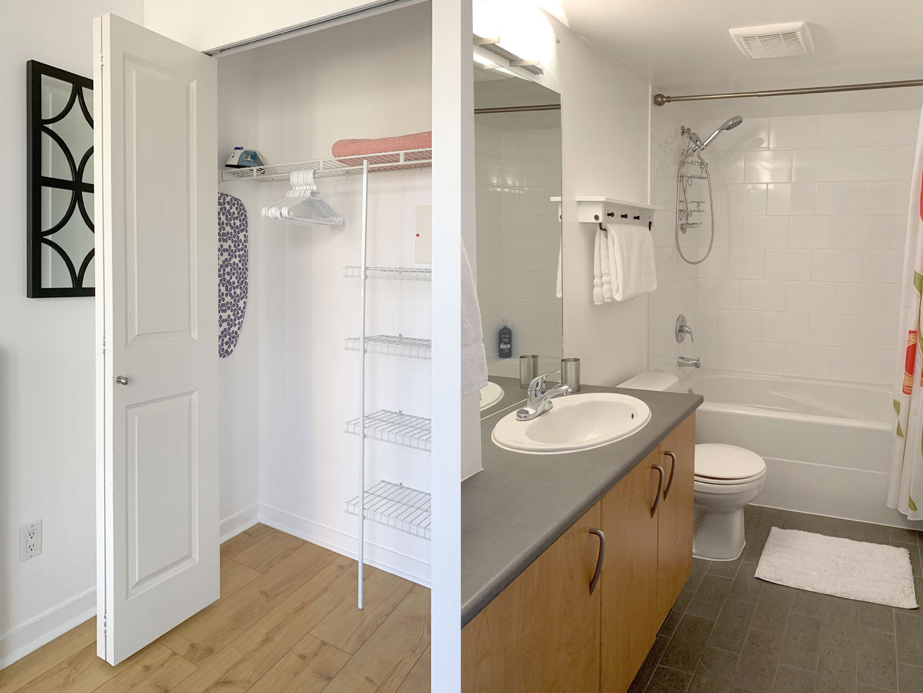 Vancouver apartments for rent oscar studio closet bathroom