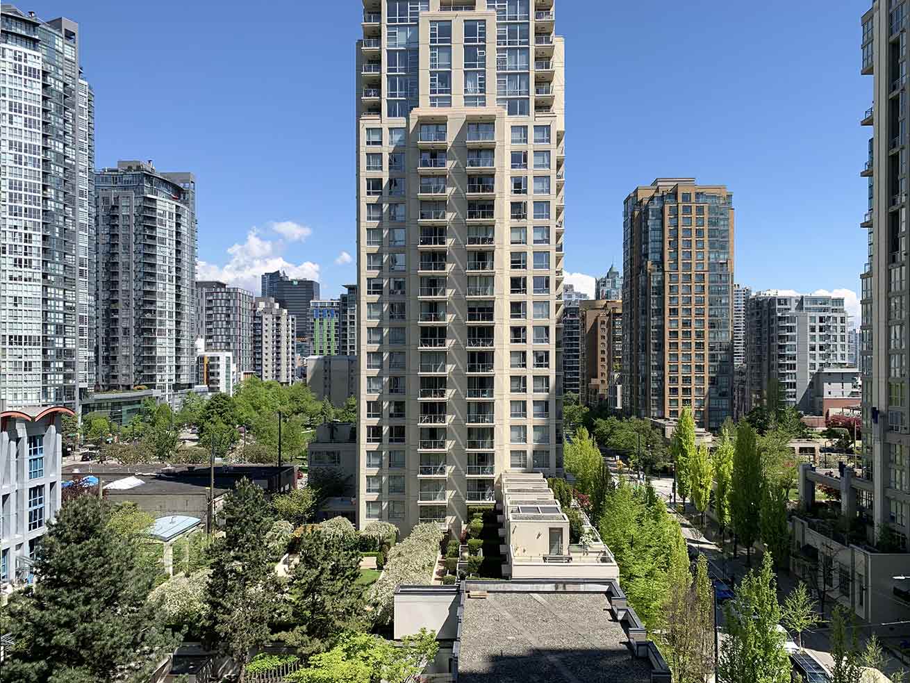 Vancouver apartments for rent oscar studio balcony view